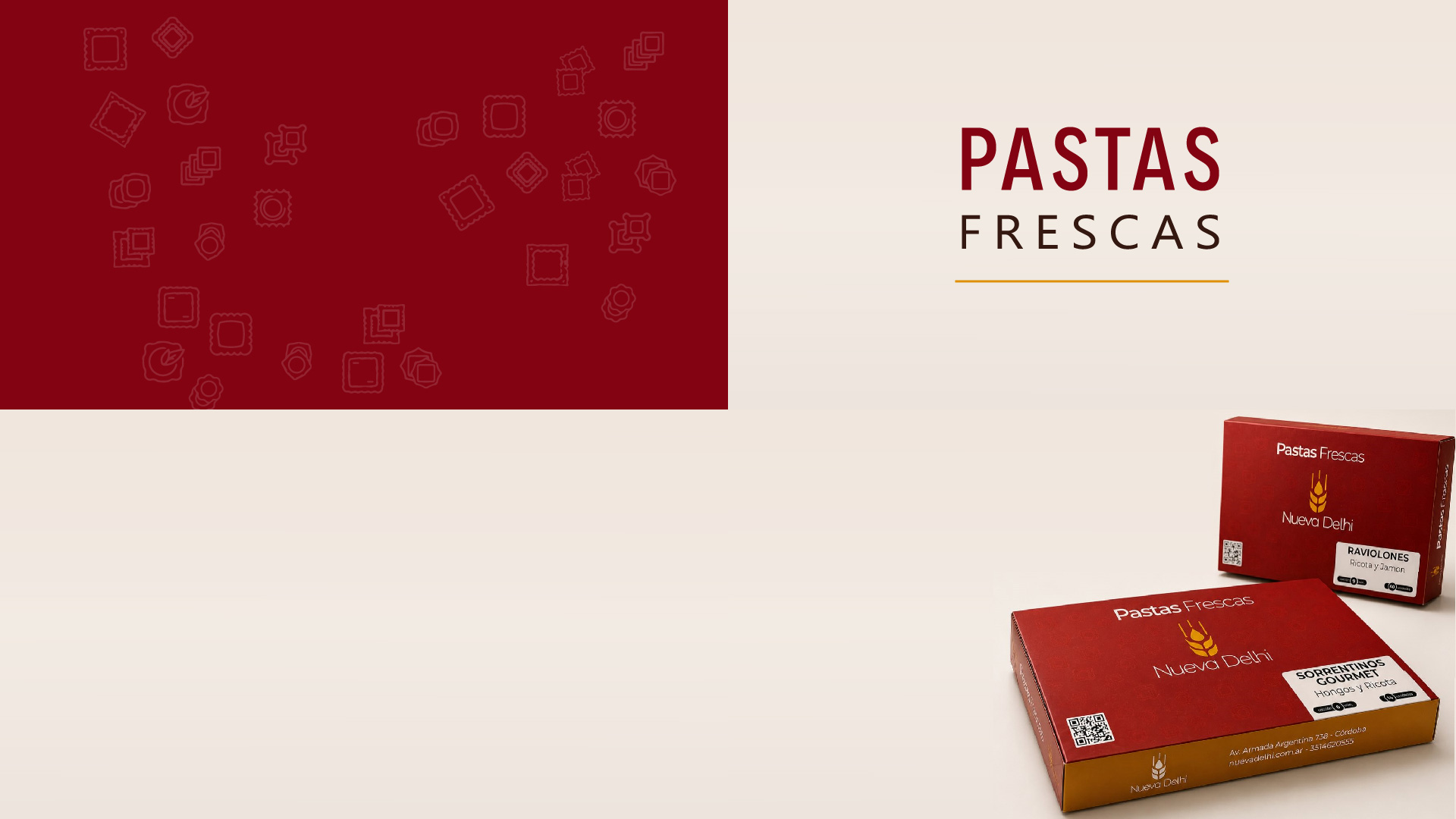 Pastas frescas Nueva Delhi